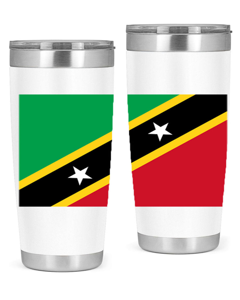 Saint Kitts and Nevis 52#- world flags- Tumbler