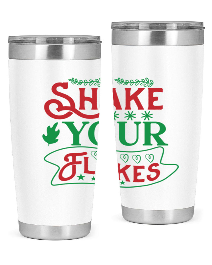 Shake Your Flakes 358#- winter- Tumbler