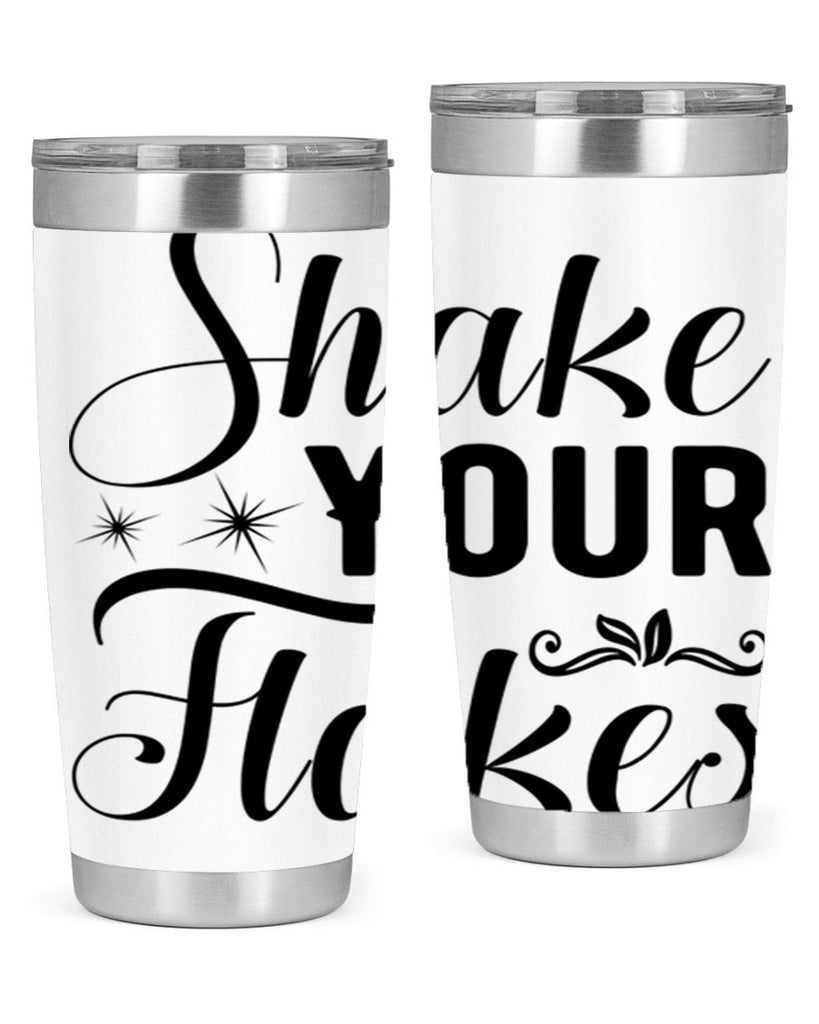 Shake Your Flakes 362#- winter- Tumbler