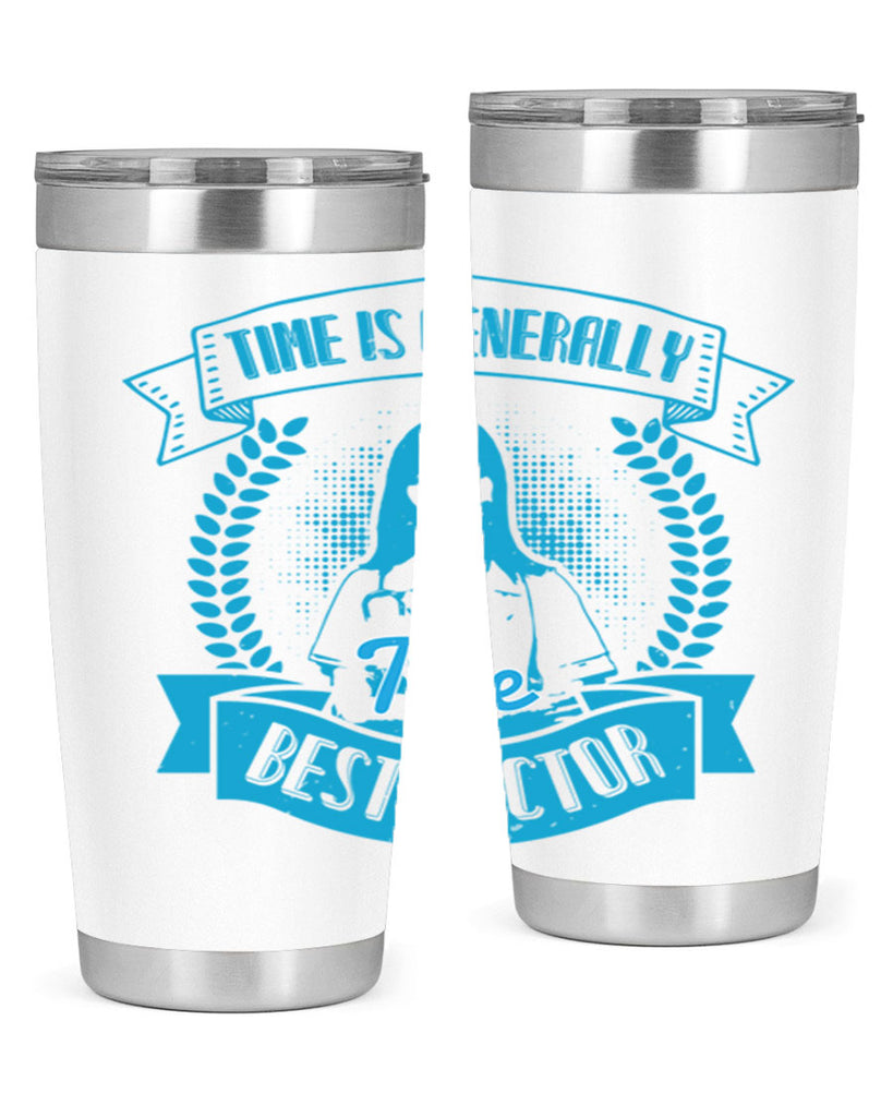 Time is generally the best doctor Style 12#- medical- tumbler