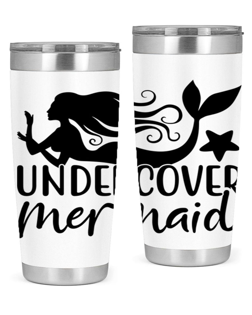 Undercover mermaid 657#- mermaid- Tumbler