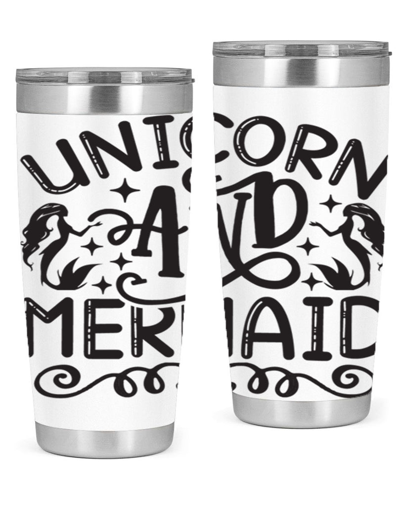 Unicorn and mermaid 660#- mermaid- Tumbler