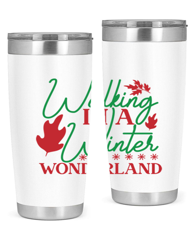 Walking In A Winter Wonderland 438#- winter- Tumbler