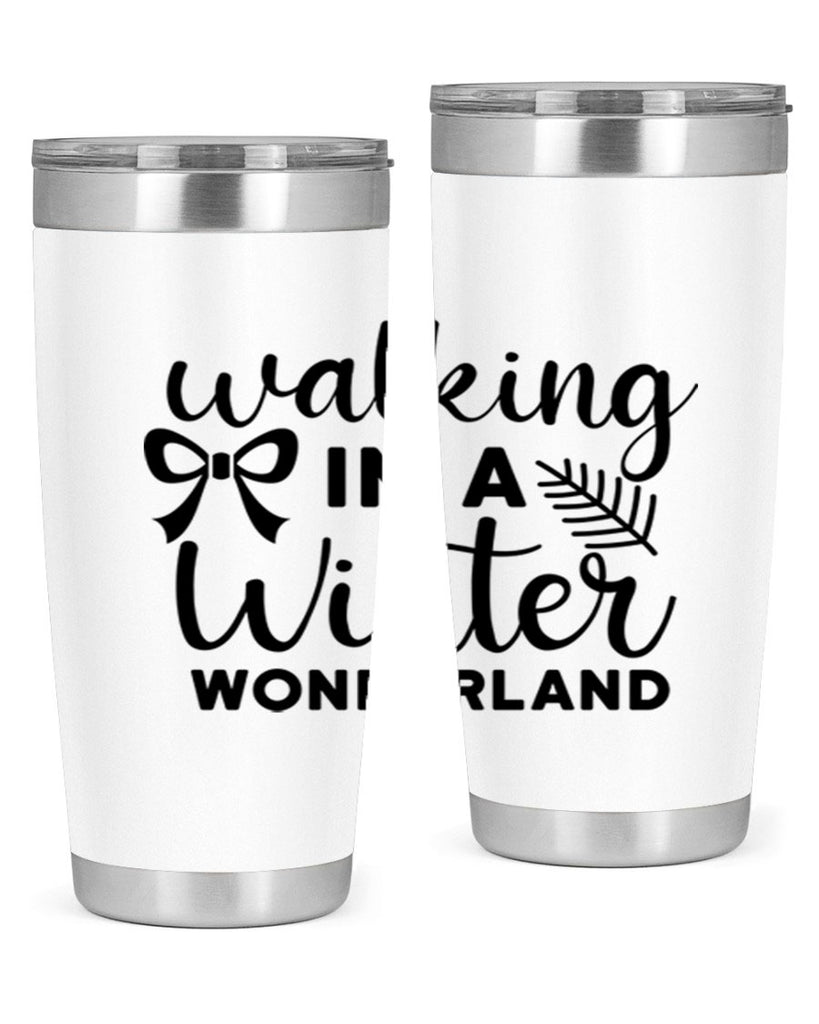 Walking In A Winter Wonderland 441#- winter- Tumbler
