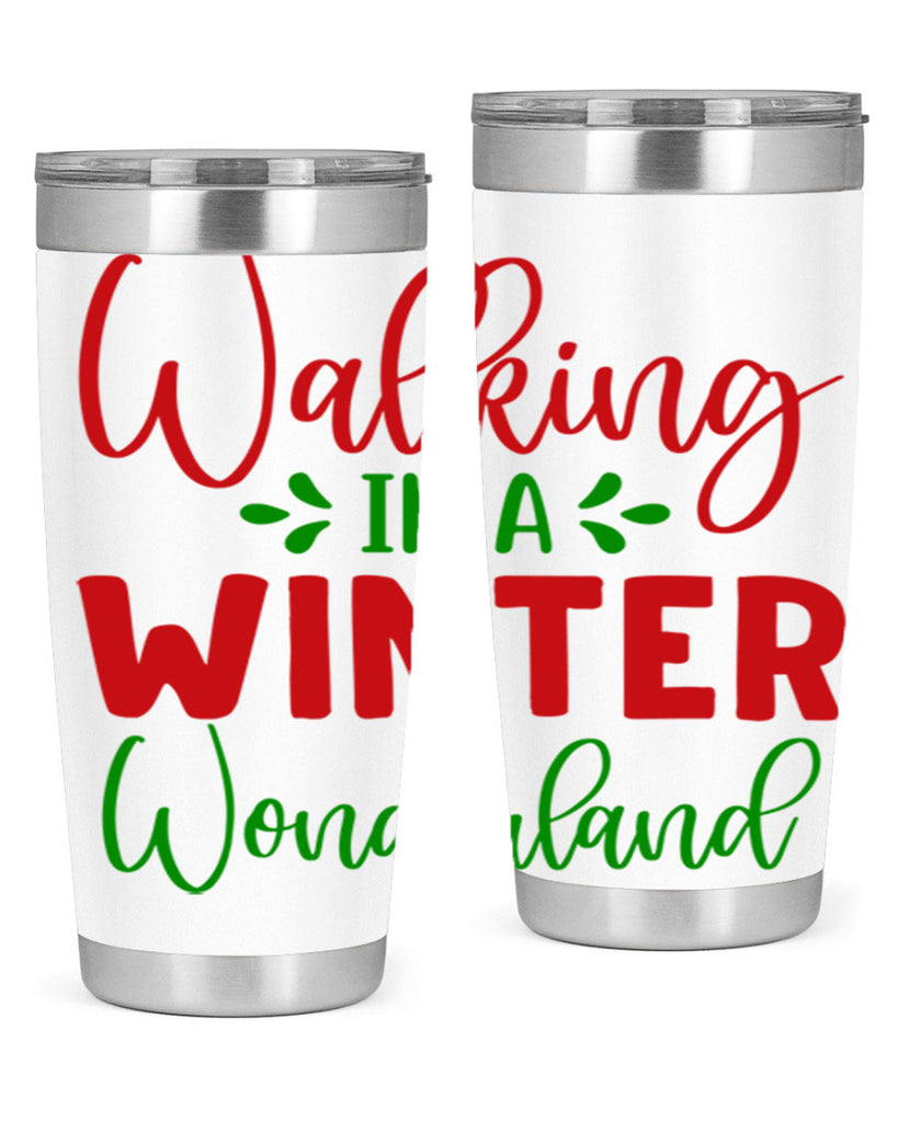 Walking in a Winter Wonderland 436#- winter- Tumbler