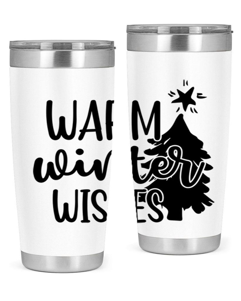Warm Winter Wishes 451#- winter- Tumbler
