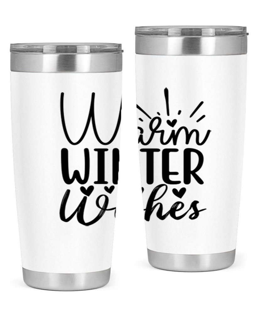 Warm Winter Wishes 454#- winter- Tumbler