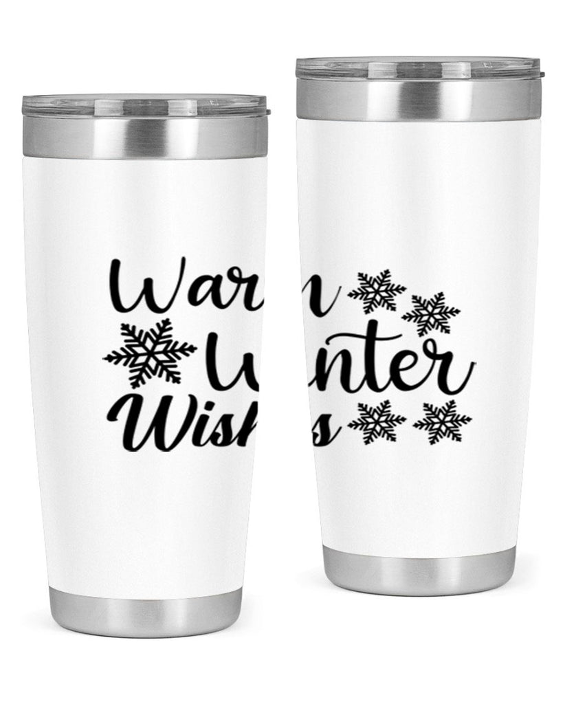 Warm Winter Wishes 466#- winter- Tumbler