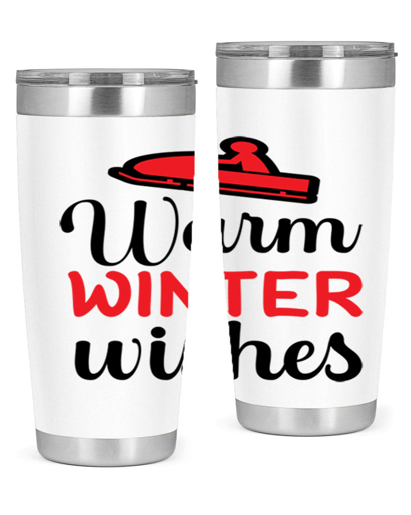 Warm winter wishes 452#- winter- Tumbler