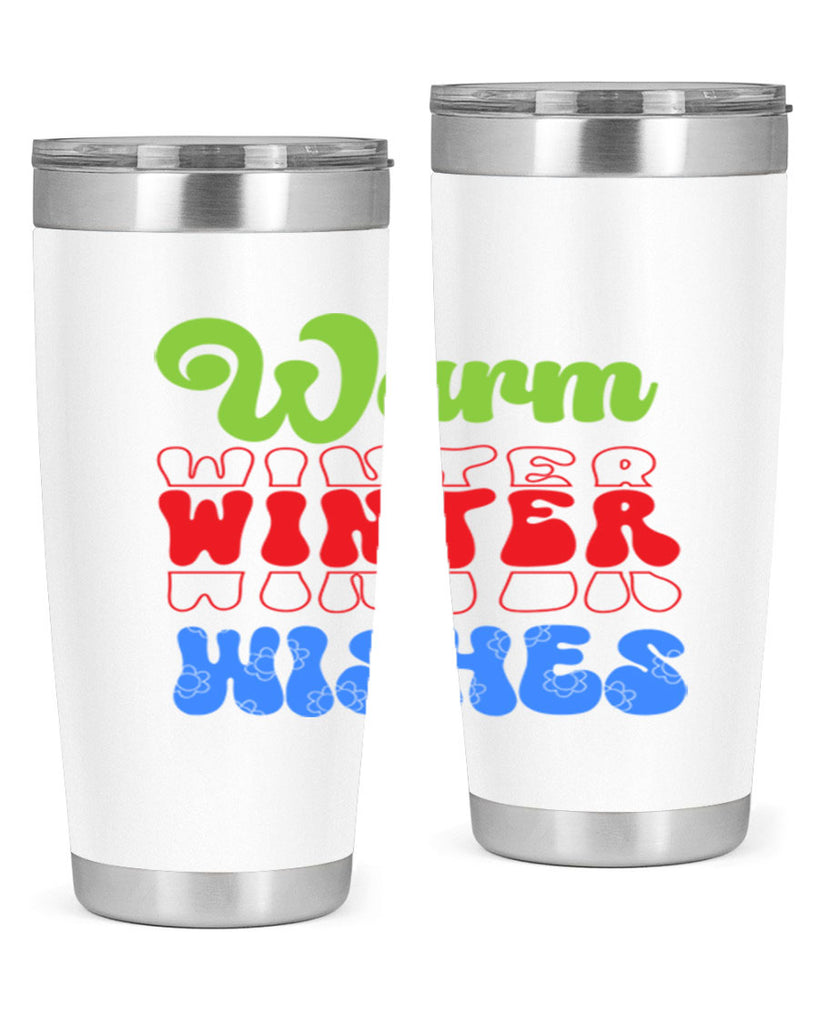 Warm winter wishes 458#- winter- Tumbler