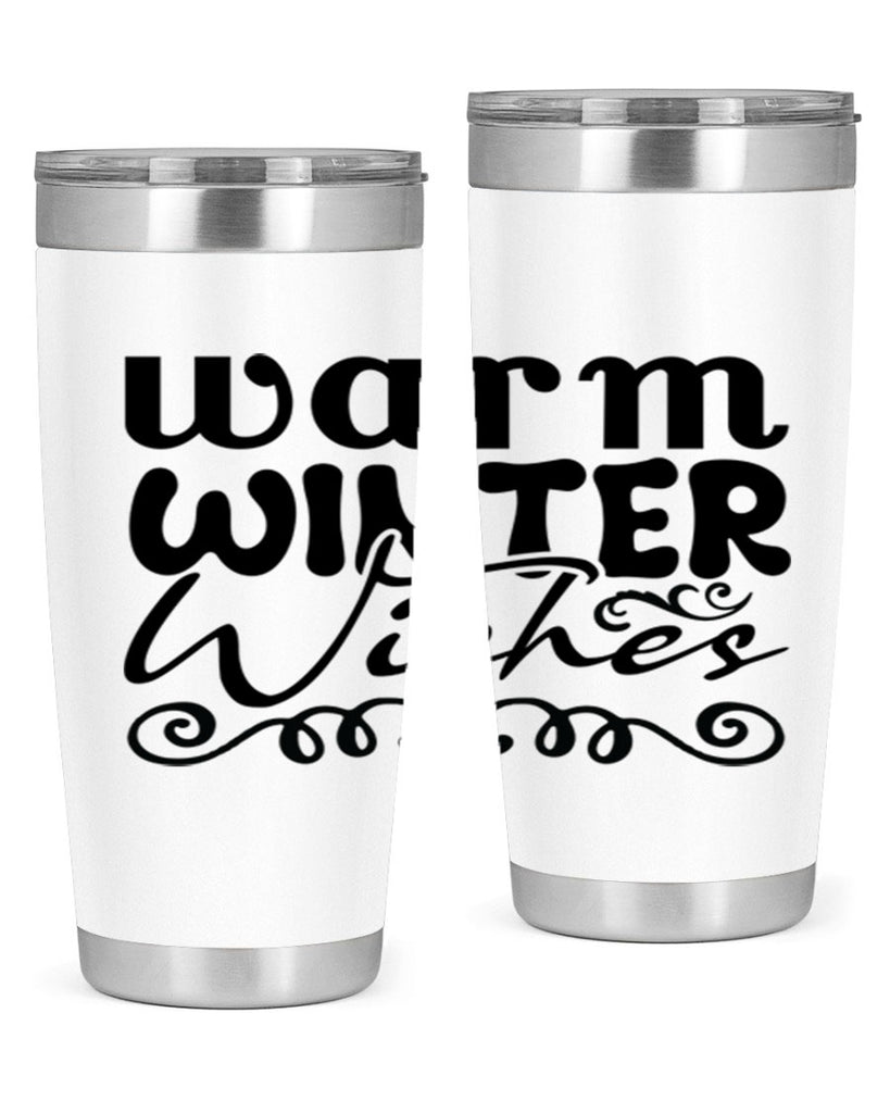 Warm winter wishes 461#- winter- Tumbler