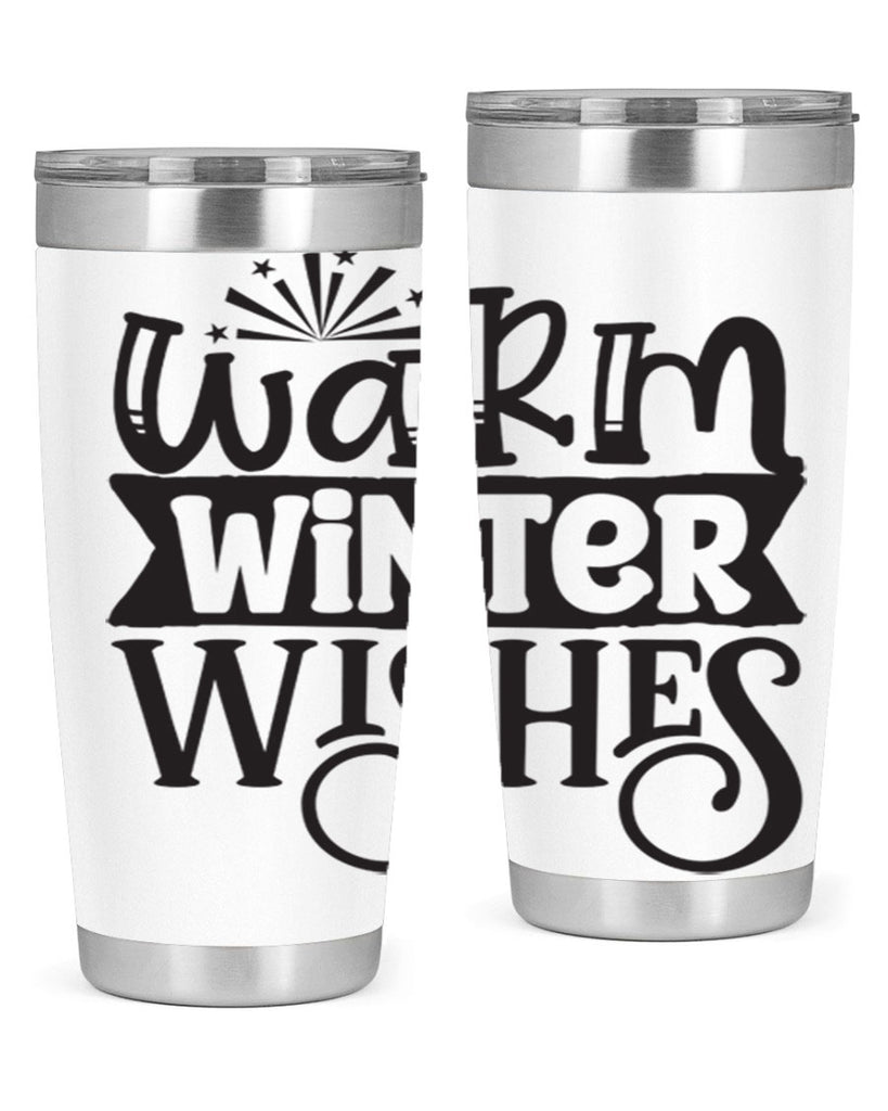 Warm winter wishes 462#- winter- Tumbler