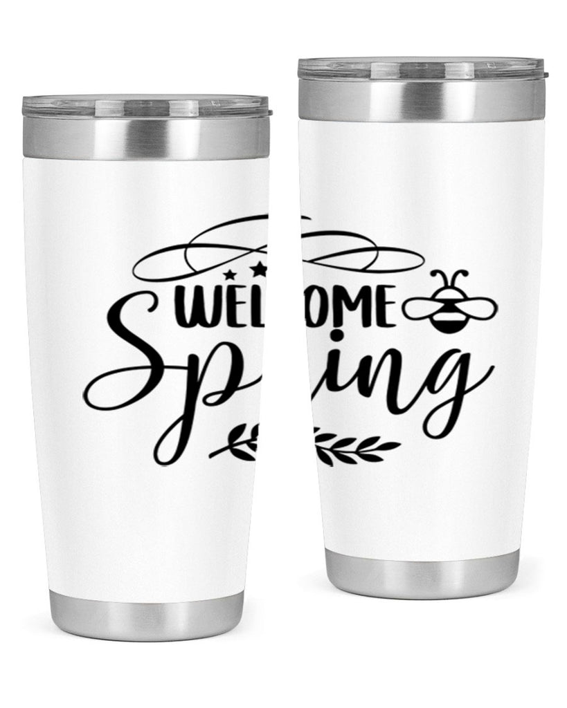 Welcome spring design  594#- spring- Tumbler