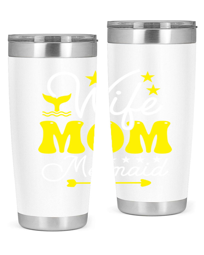 Wife Mom Mermaid 669#- mermaid- Tumbler
