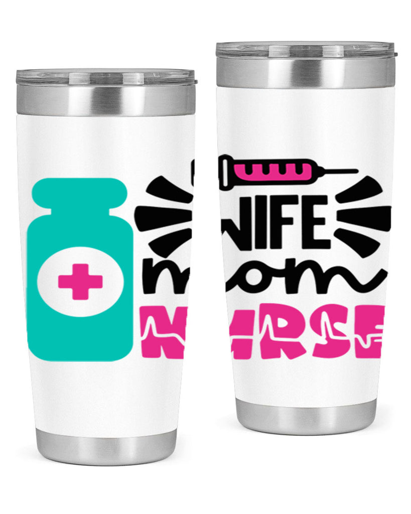 Wife Mom Nurse Style Style 10#- nurse- tumbler