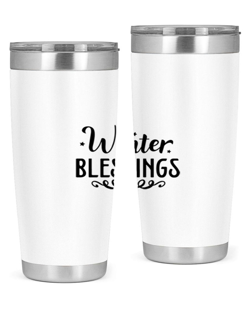 Winter Blessings 490#- winter- Tumbler