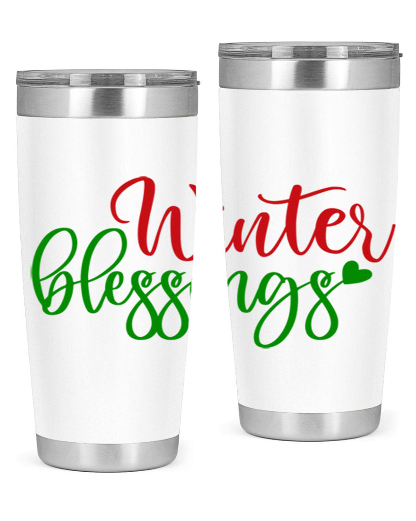 Winter Blessings 492#- winter- Tumbler