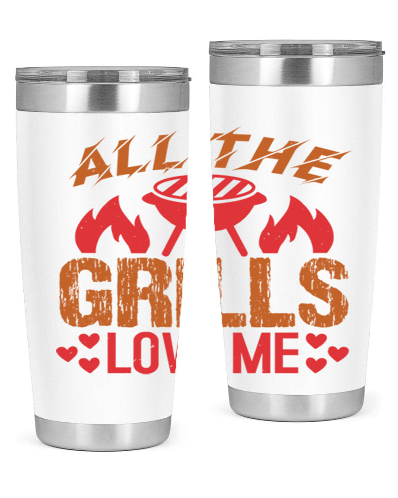 all the grills love me 50#- bbq- Tumbler