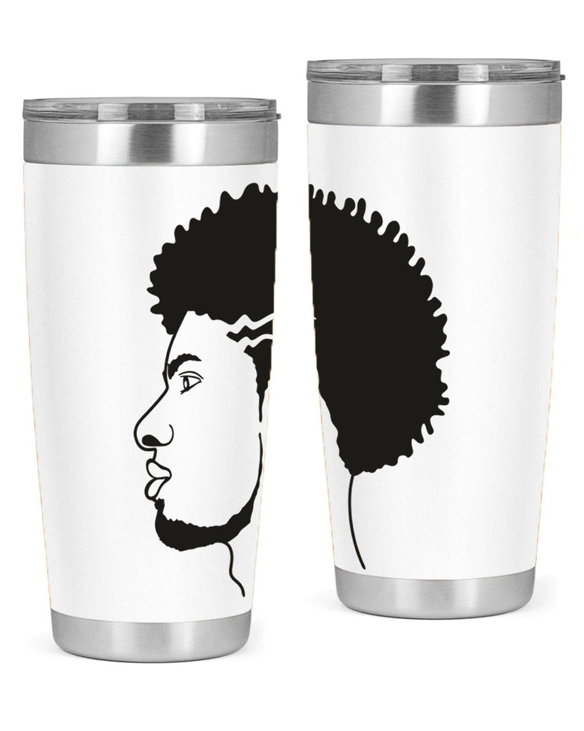 beardman 47#- black men - boys- tumbler