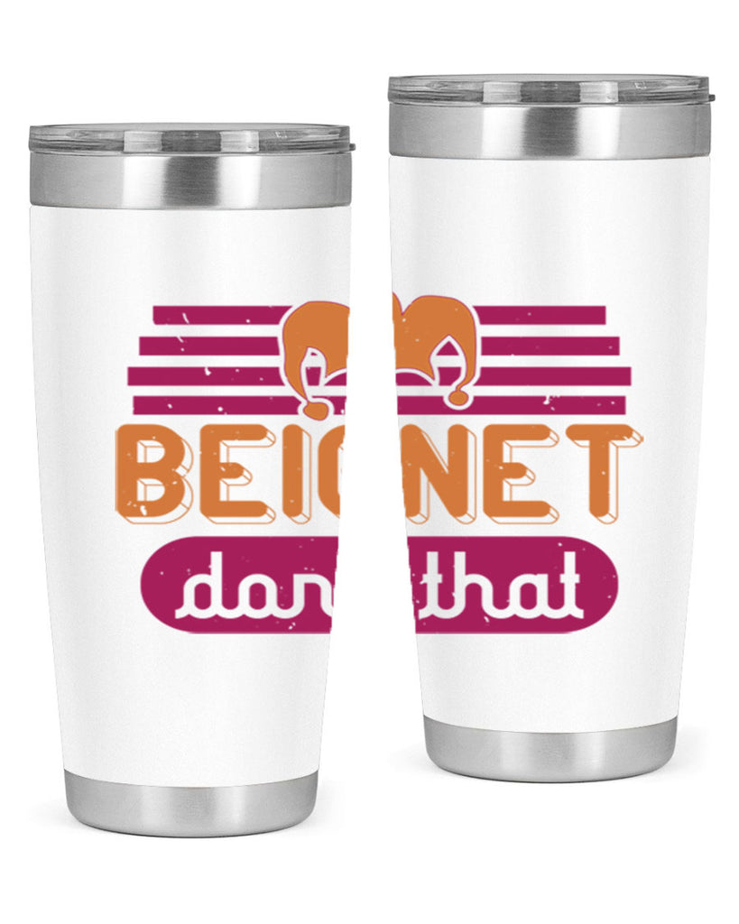 beignet done that 26#- mardi gras- Tumbler