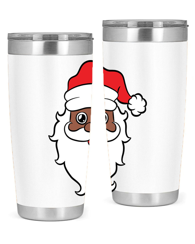 black santa 25#- black men - boys- tumbler