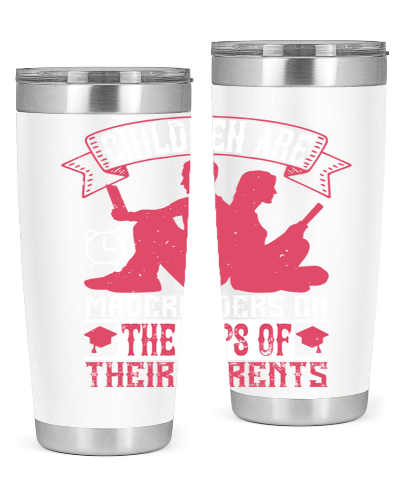 children are made readers on the laps of their parents 73#- reading- Tumbler