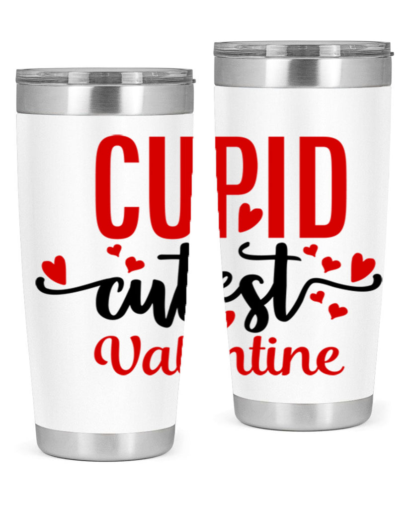cupid cutest valentine 72#- valentines day- Tumbler
