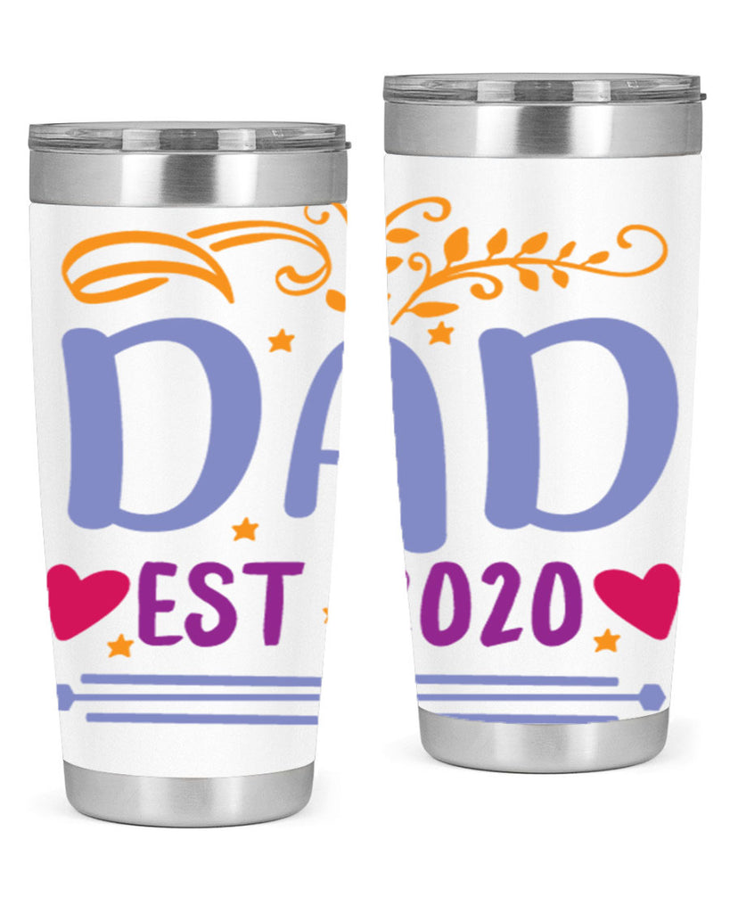 dad est 98#- fathers day- Tumbler