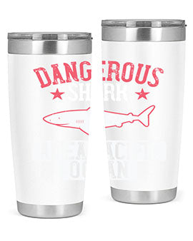 dangerous shark area pacific ocean Style 92#- shark  fish- Tumbler