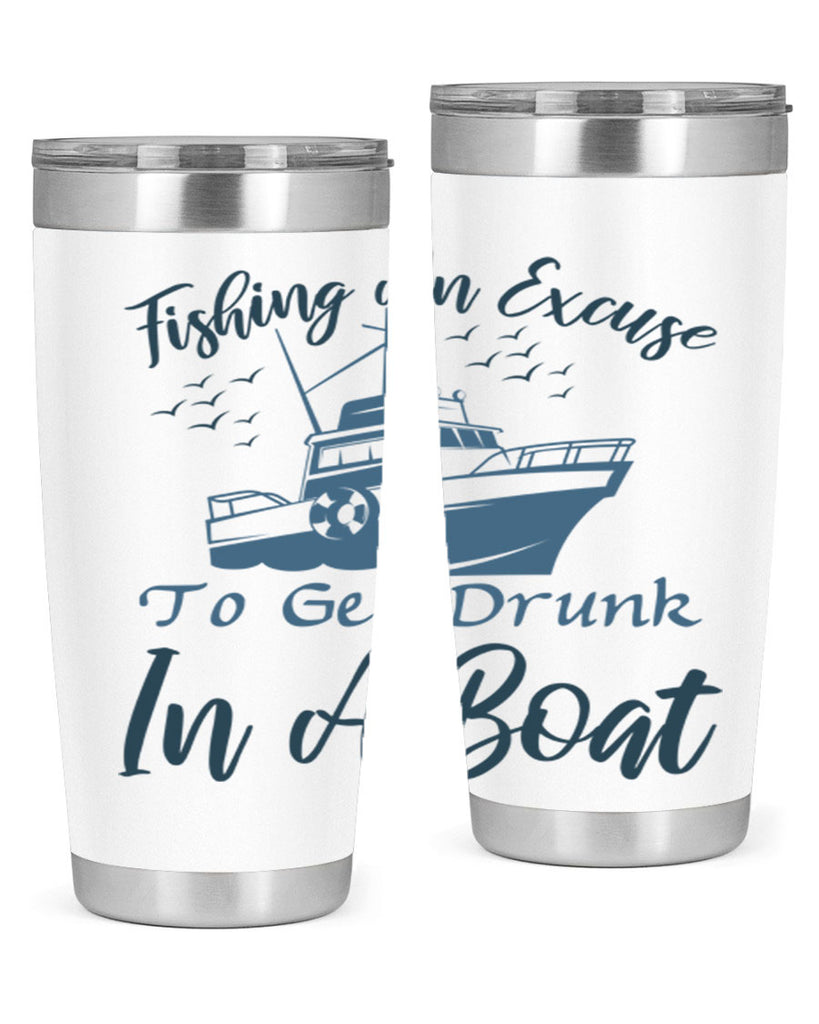 fishing an excuse 152#- fishing- Tumbler