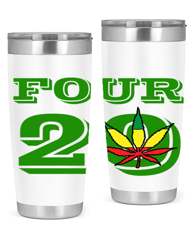 four twenty 87#- marijuana- Tumbler