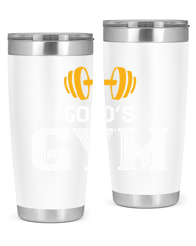 gold gym 101#- gym- Tumbler