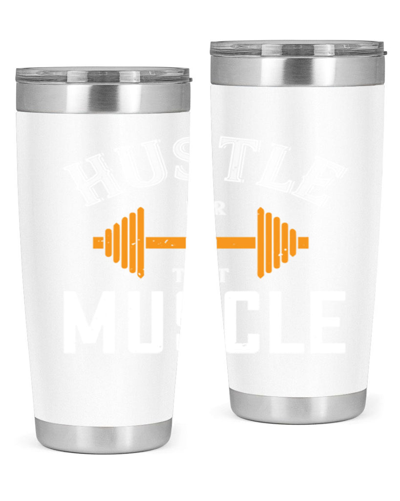 hustel for that muscle 92#- gym- Tumbler