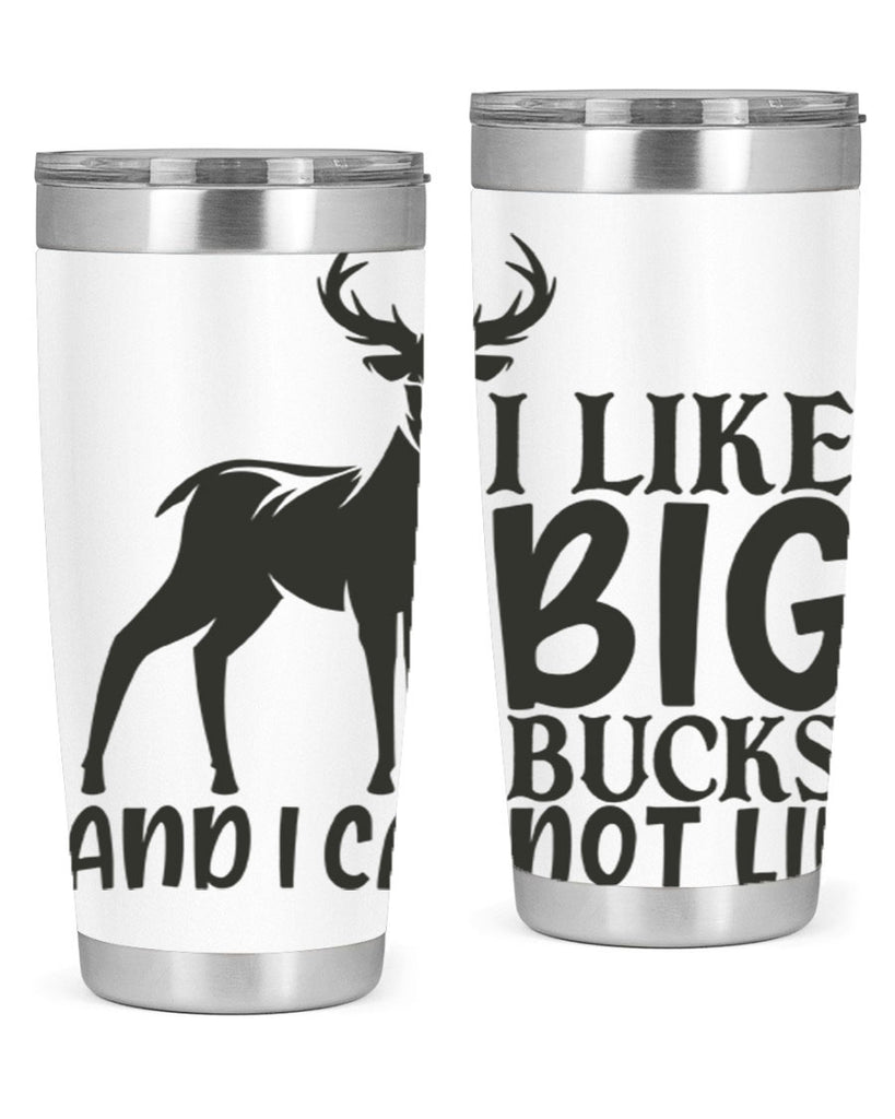 i like big bucks and i cannot lie 8#- hunting- Tumbler