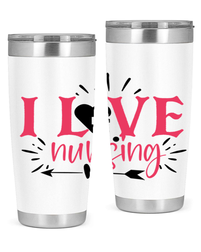 i love nursing Style 380#- nurse- tumbler