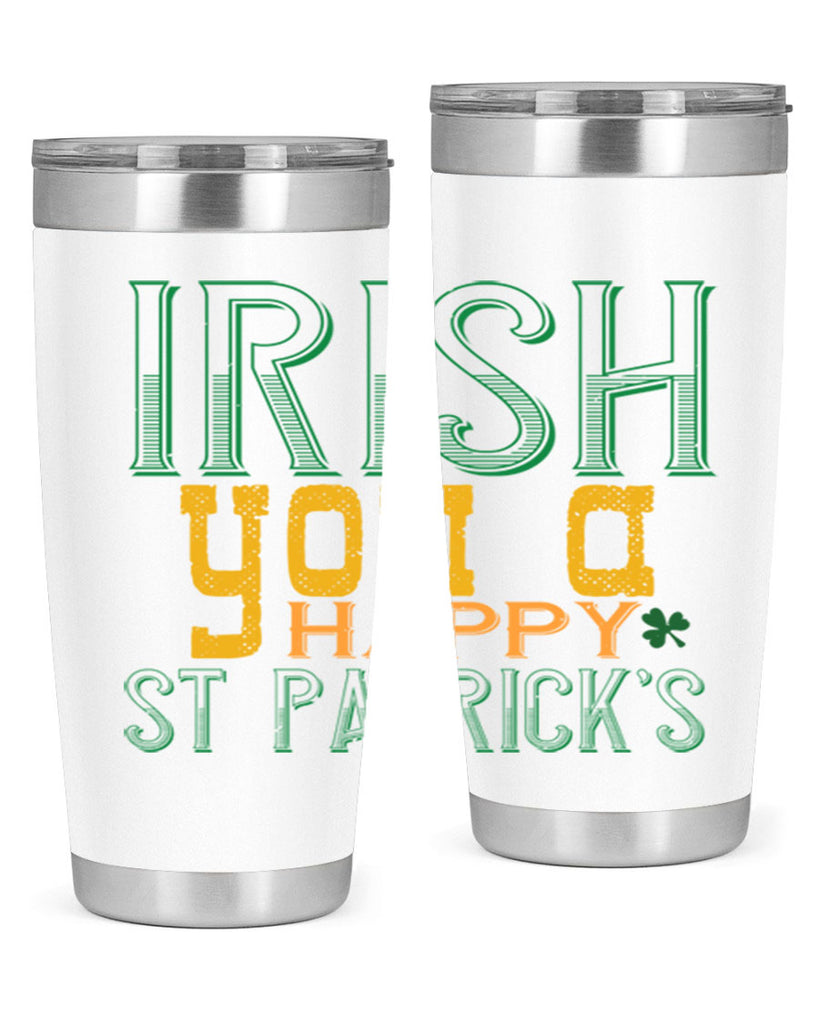 irish you a happy st patrick’s Style 132#- St Patricks Day- Tumbler