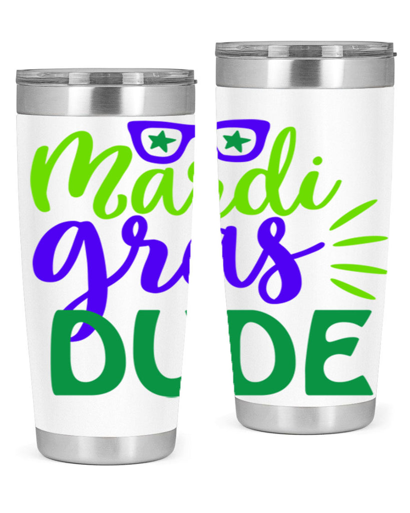 mardi gras dude 10#- mardi gras- Tumbler