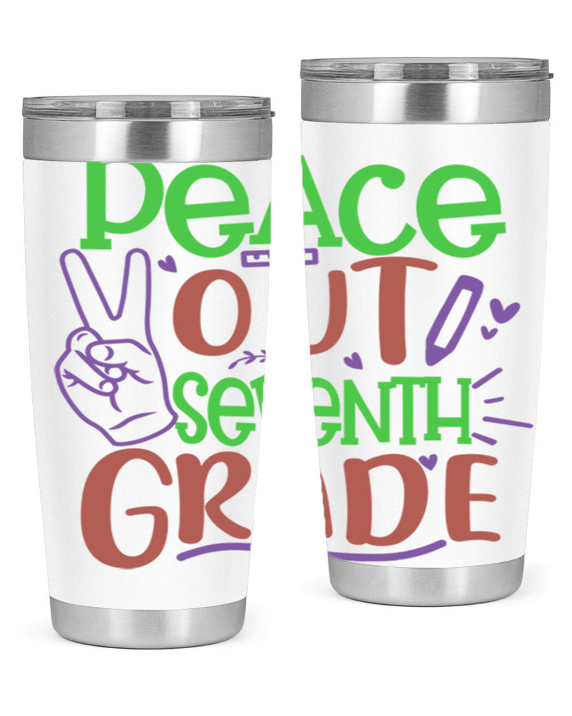 peace out 7th grade 2#- 7th grade- Tumbler