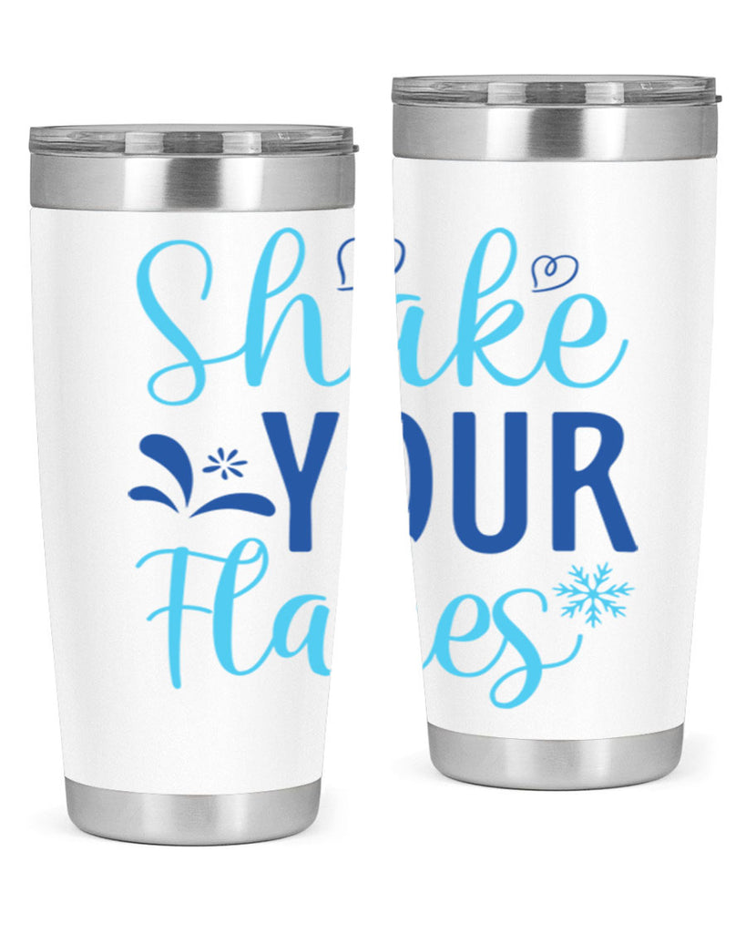 shake your flakes 359#- winter- Tumbler