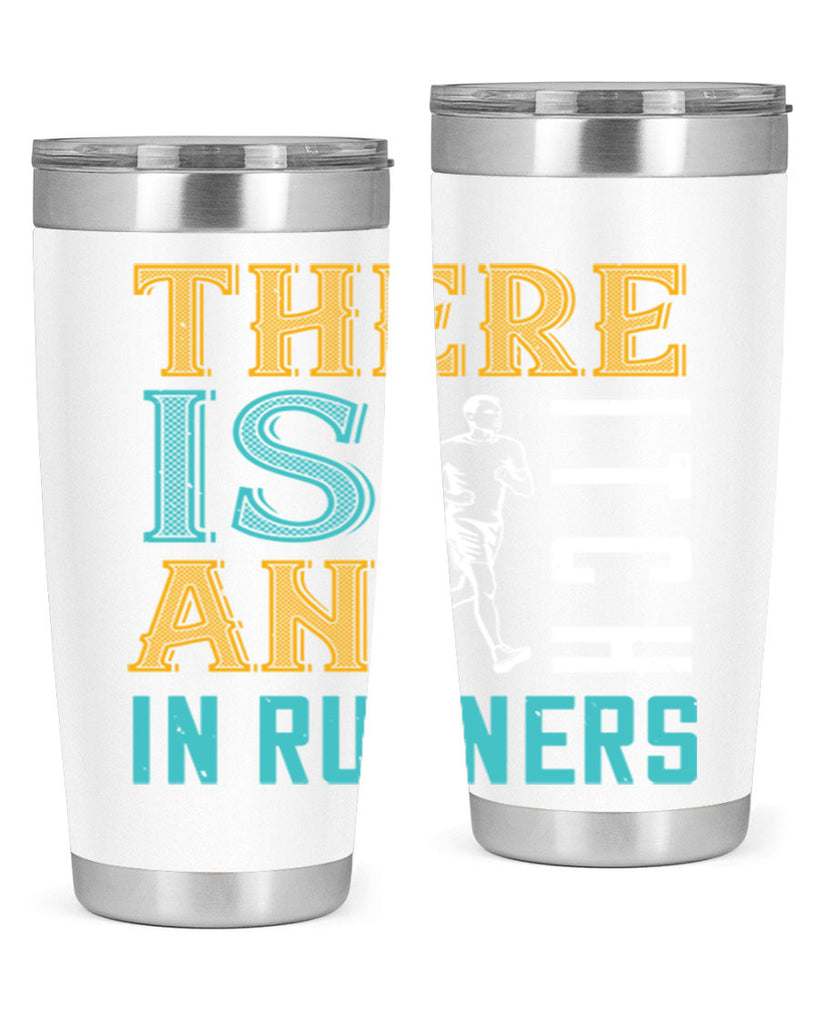 there is an itch in runners 9#- running- Tumbler