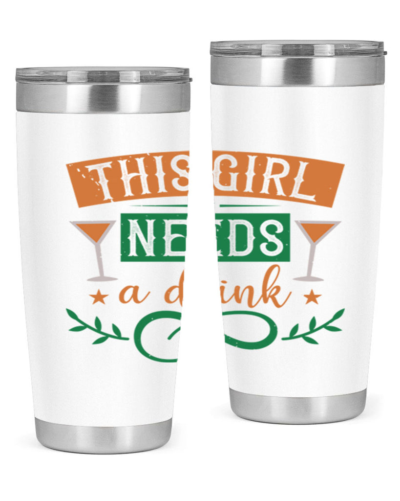 this girl needs a drink 1#- mardi gras- Tumbler
