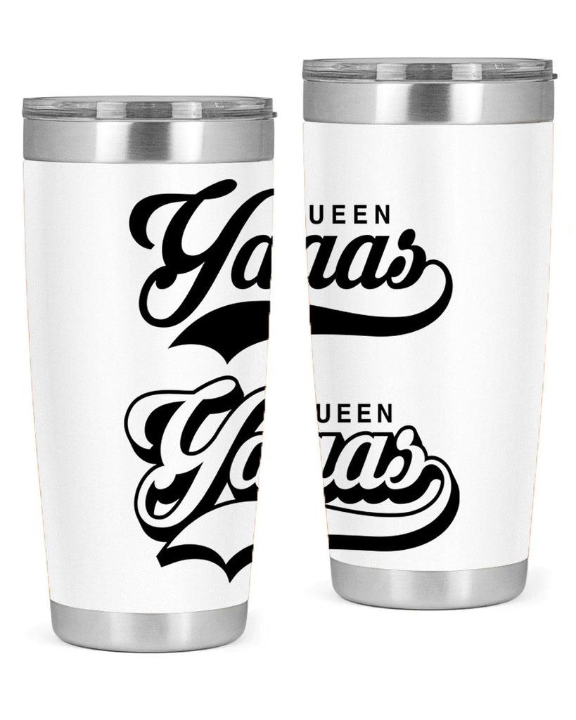 yaaas queen script 6#- black words phrases- Cotton Tank