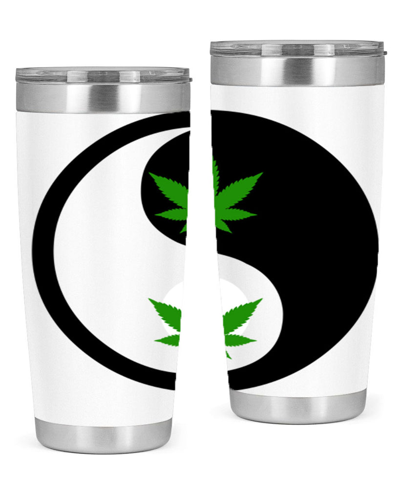 yin and yang weed 311#- marijuana- Tumbler