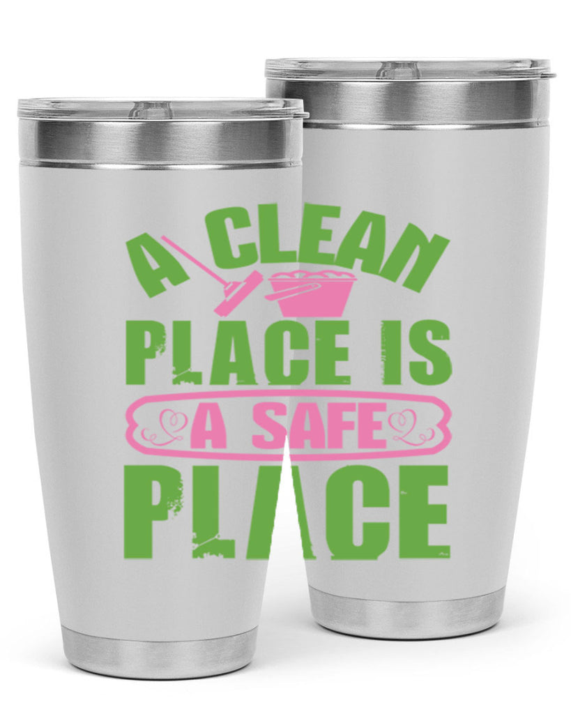 A clean place is a safe place Style 50#- cleaner- Cotton Tank
