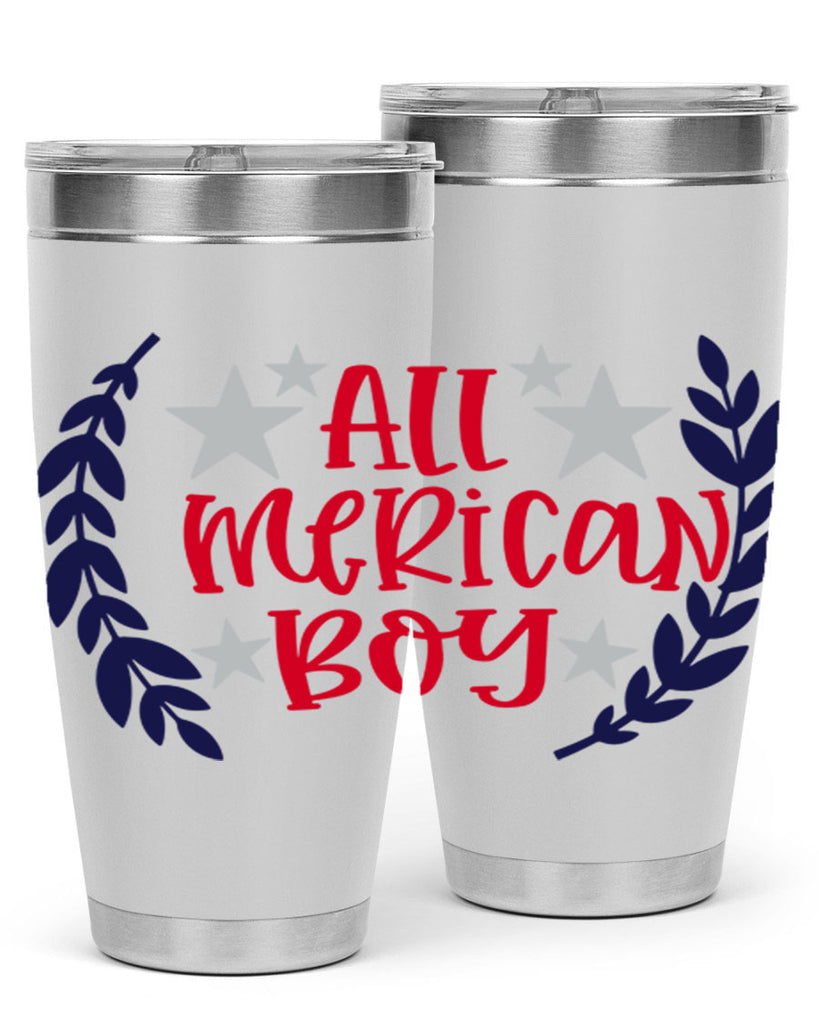 All Merican Boy Style 143#- Fourt Of July- Tumbler