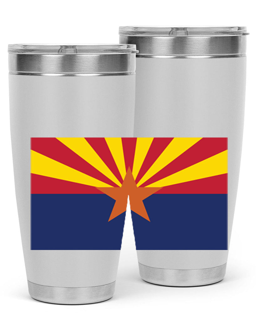 Arizona 49#- Us Flags- Tumbler