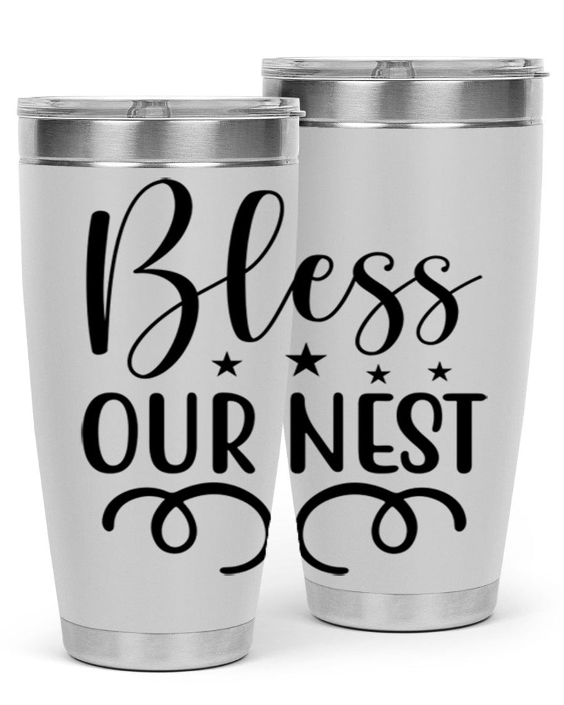 Bless Our Nest 50#- spring- Tumbler