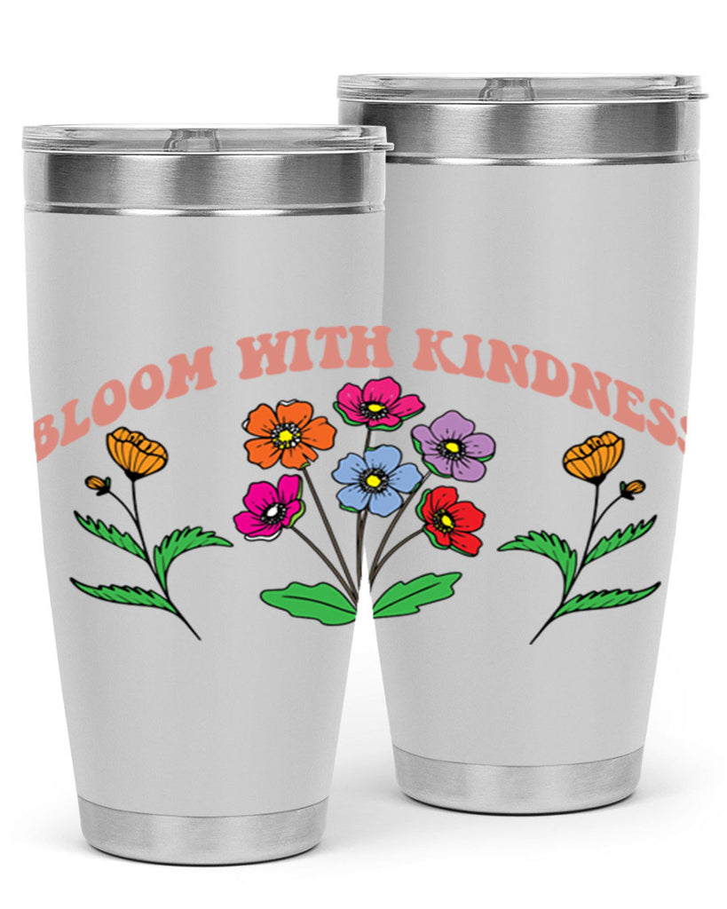 Bloom with Kindness  92#- spring- Tumbler