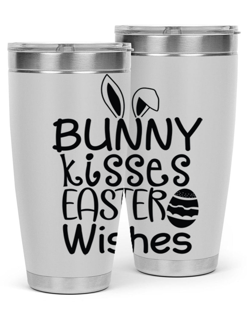 Bunny kisses easter wishes  94#- spring- Tumbler