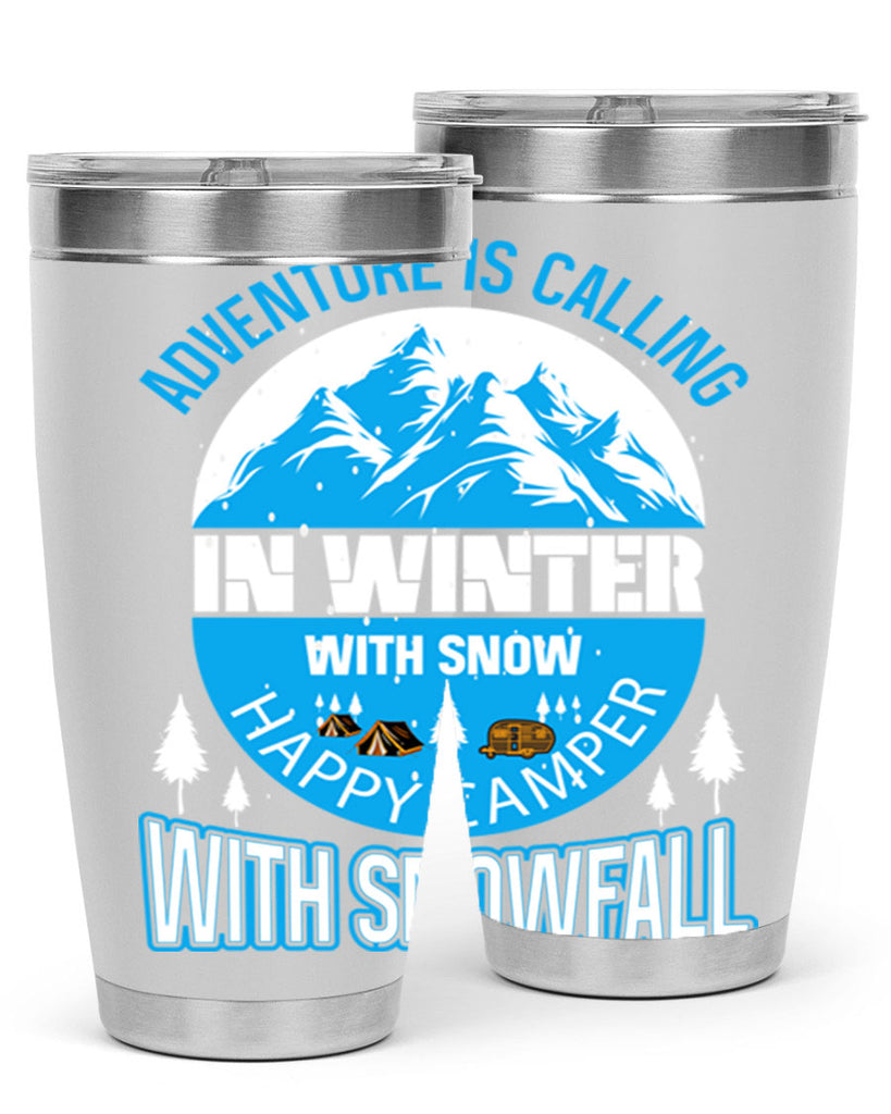 Camping Winter 39#- winter- Tumbler